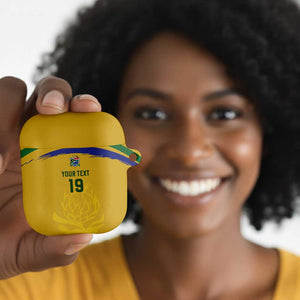 Custom South Africa Football AirPods Case Road To Champions Dream - African Pride