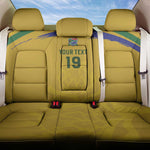 Custom South Africa Football Back Car Seat Cover Road To Champions Dream - African Pride
