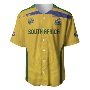 Custom South Africa Football Baseball Jersey Road To Champions Dream LT19