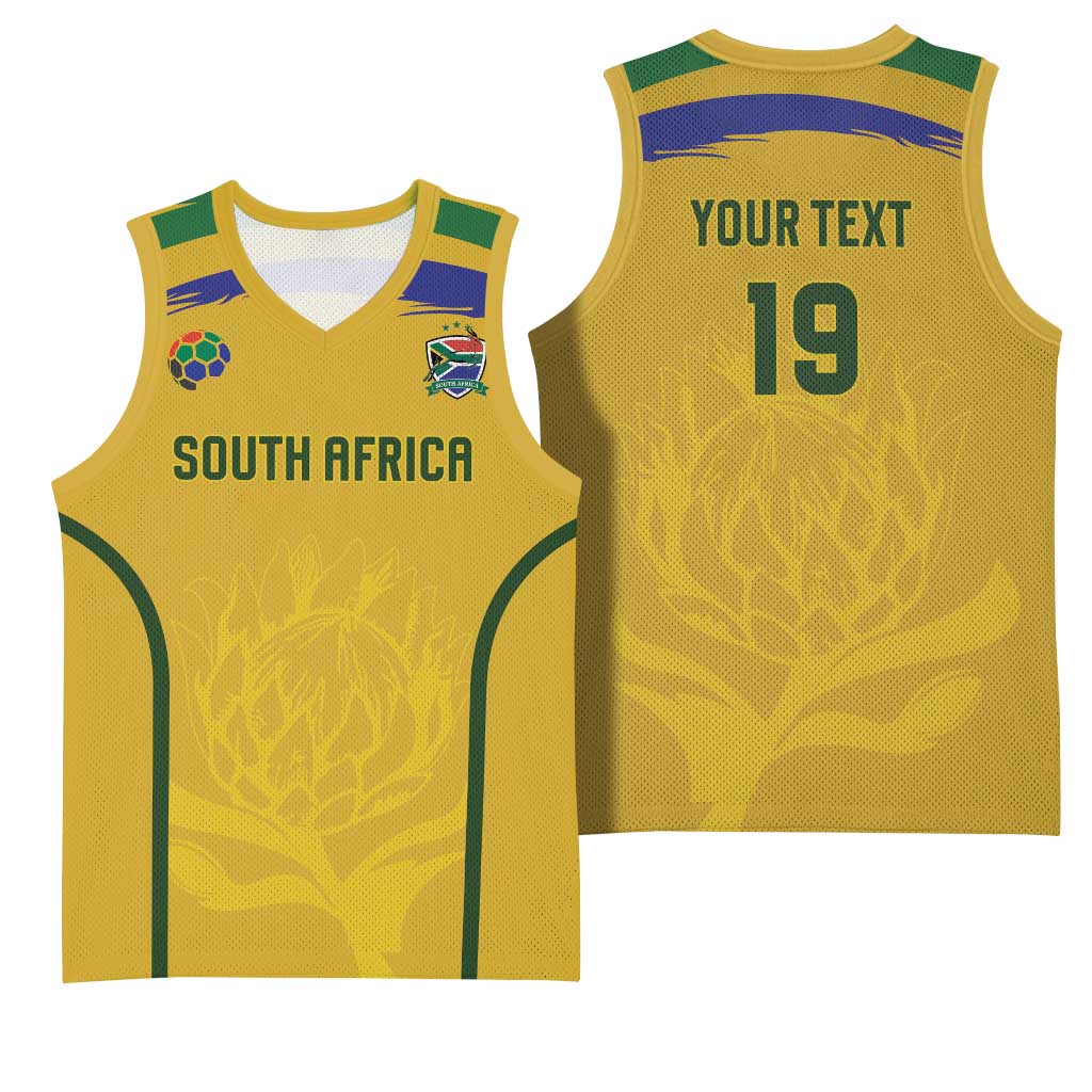 Custom South Africa Football Basketball Jersey Road To Champions Dream - African Pride