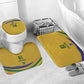 Custom South Africa Football Bathroom Set Road To Champions Dream - African Pride