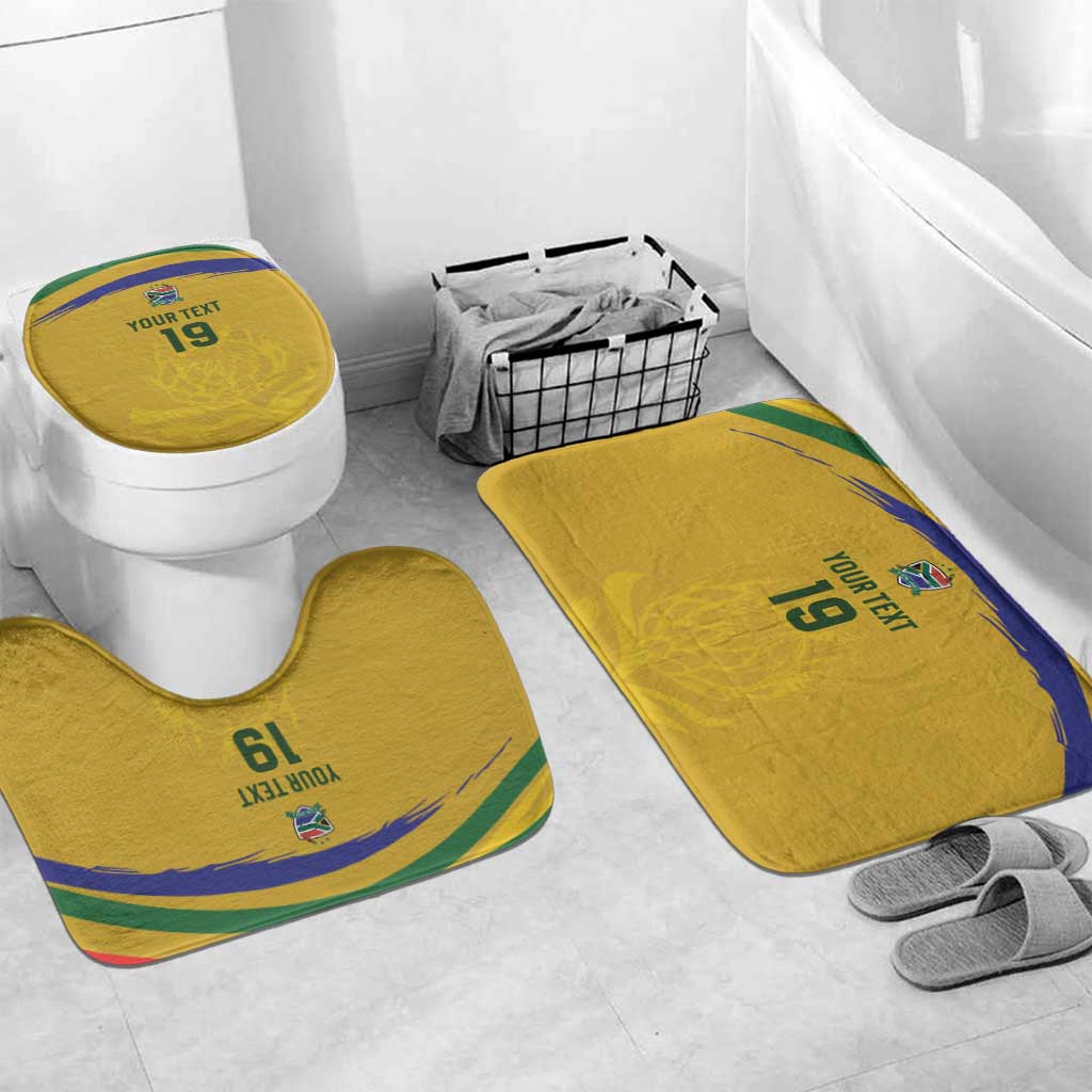 Custom South Africa Football Bathroom Set Road To Champions Dream - African Pride