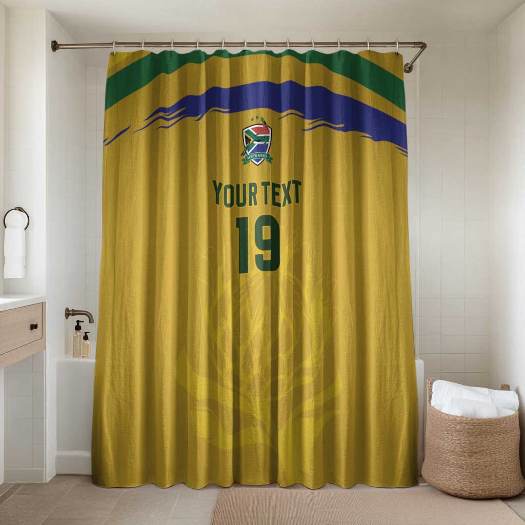 Custom South Africa Football Bathroom Set Road To Champions Dream - African Pride