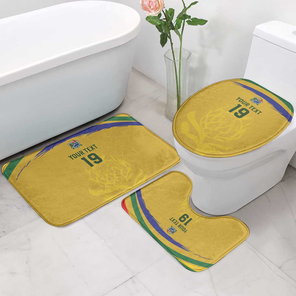 Custom South Africa Football Bathroom Set Road To Champions Dream - African Pride