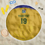 Custom South Africa Football Beach Blanket Road To Champions Dream - African Pride