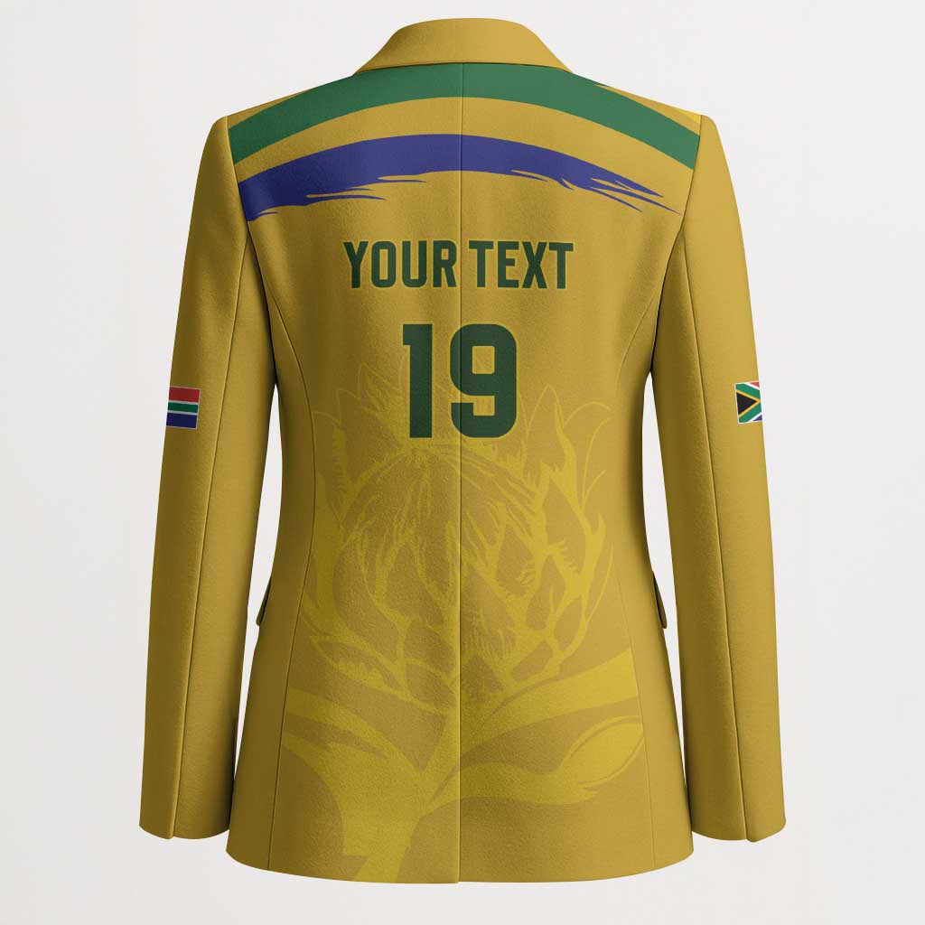 Custom South Africa Football Blazer Road To Champions Dream - African Pride