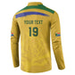 Custom South Africa Football Button Sweatshirt Road To Champions Dream
