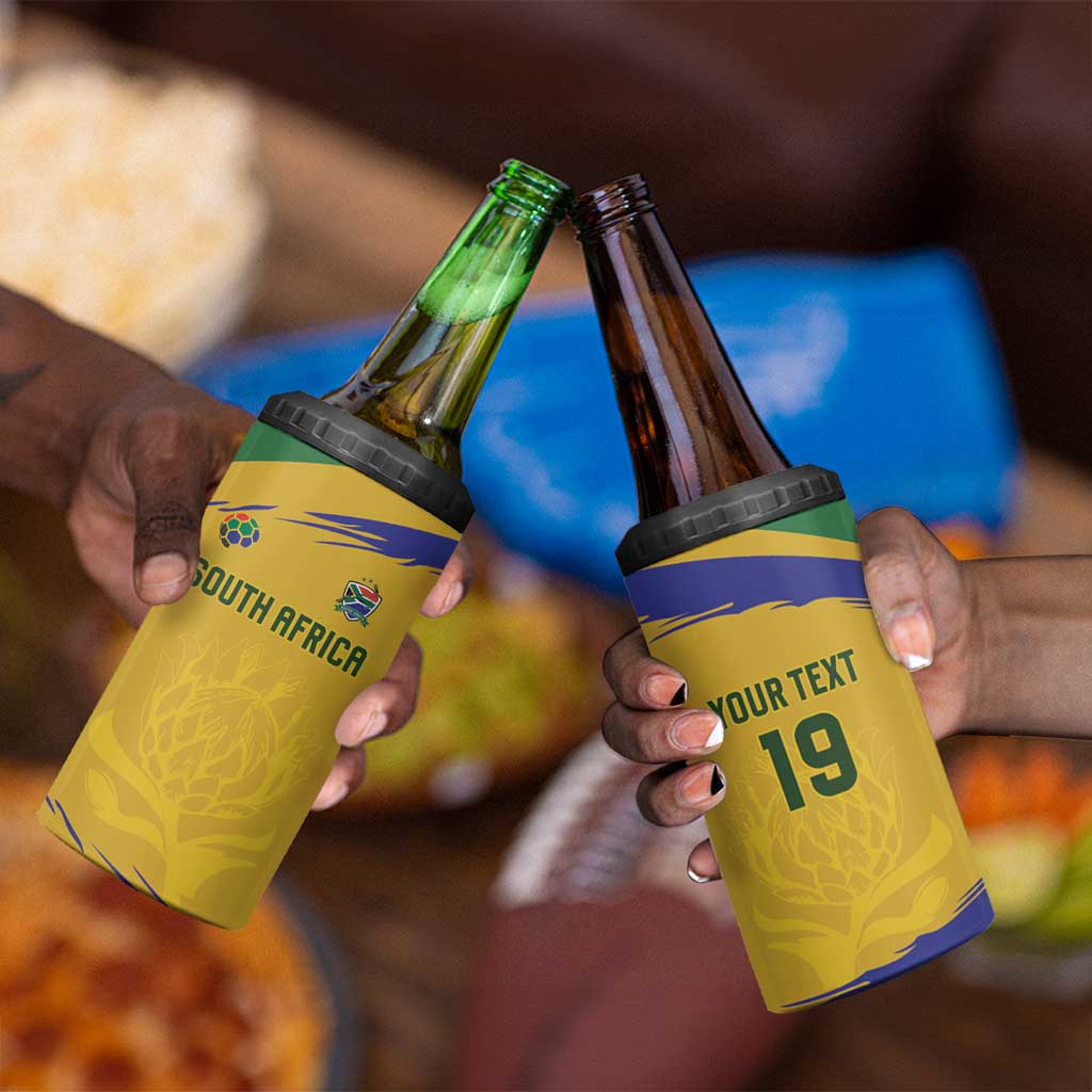 Custom South Africa Football 4 in 1 Can Cooler Tumbler Road To Champions Dream - African Pride