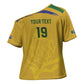 Custom South Africa Football Cross Shoulder Shirt Road To Champions Dream - African Pride