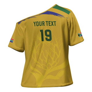 Custom South Africa Football Cross Shoulder Shirt Road To Champions Dream - African Pride