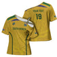 Custom South Africa Football Cross Shoulder Shirt Road To Champions Dream - African Pride