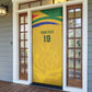 Custom South Africa Football Door Cover Road To Champions Dream - African Pride