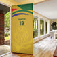 Custom South Africa Football Door Cover Road To Champions Dream - African Pride