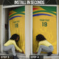 Custom South Africa Football Door Cover Road To Champions Dream - African Pride