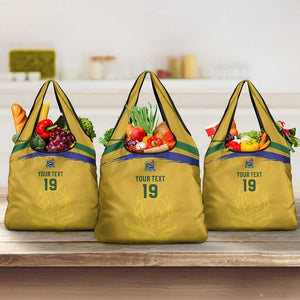 Custom South Africa Football Grocery Bag Road To Champions Dream - African Pride