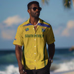 Custom South Africa Football Hawaiian Shirt Road To Champions Dream - African Pride