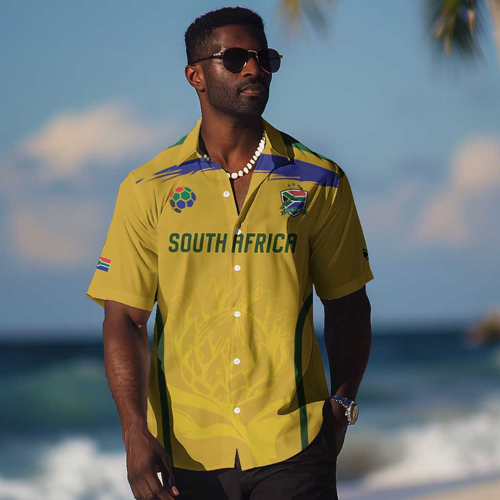 Custom South Africa Football Hawaiian Shirt Road To Champions Dream - African Pride