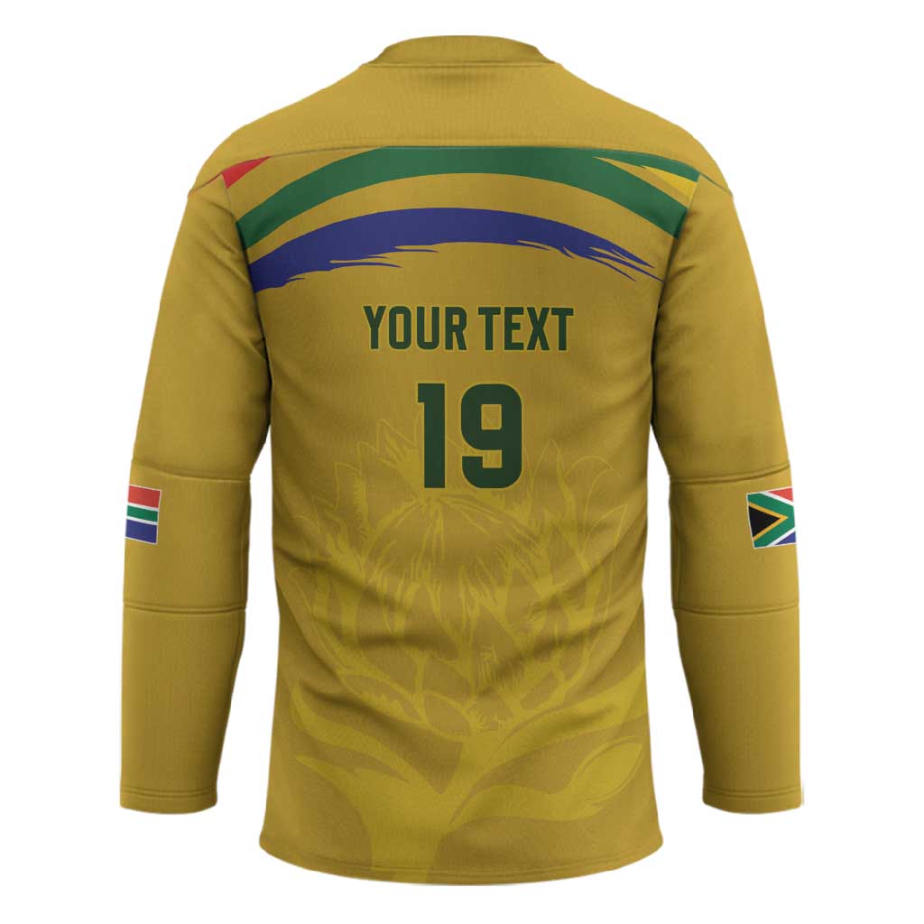 Custom South Africa Football Hockey Jersey Road To Champions Dream - African Pride
