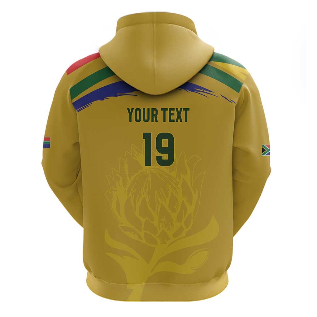 Custom South Africa Football Hoodie Road To Champions Dream - African Pride