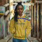 Custom South Africa Football Hoodie Road To Champions Dream - African Pride