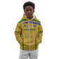 Custom South Africa Football Kid Hoodie Road To Champions Dream - African Pride