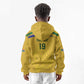 Custom South Africa Football Kid Hoodie Road To Champions Dream - African Pride