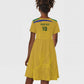 Custom South Africa Football Kid Short Sleeve Dress Road To Champions Dream - African Pride