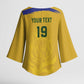 Custom South Africa Football Kimono Sleeve Blouse Road To Champions Dream - African Pride