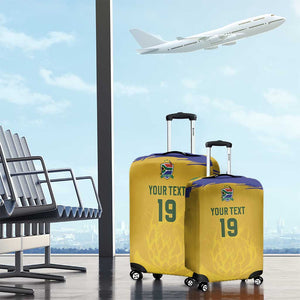 Custom South Africa Football Luggage Cover Road To Champions Dream - African Pride