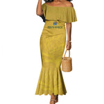 Custom South Africa Football Mermaid Dress Road To Champions Dream - African Pride