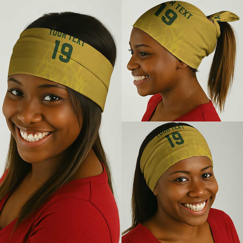 Custom South Africa Football Neck Gaiter Road To Champions Dream - African Pride