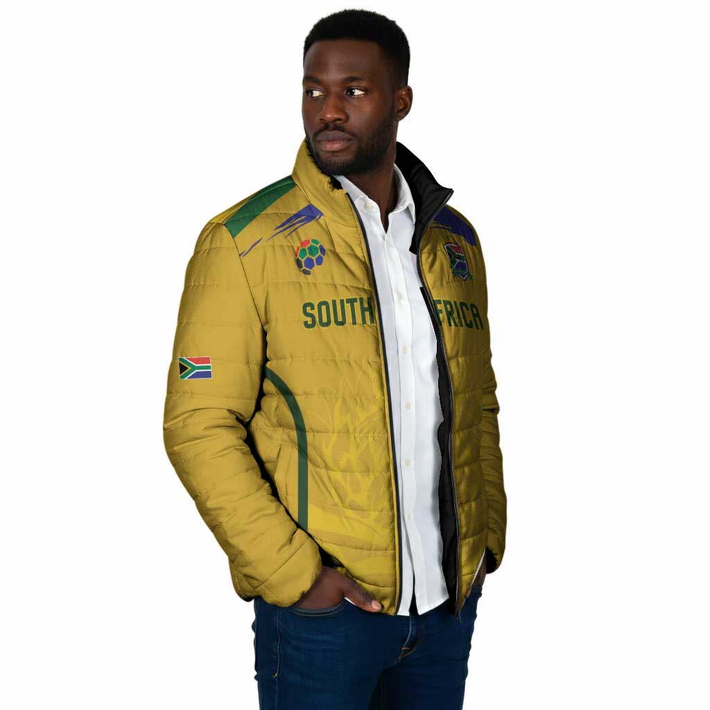 Custom South Africa Football Padded Jacket Road To Champions Dream - African Pride