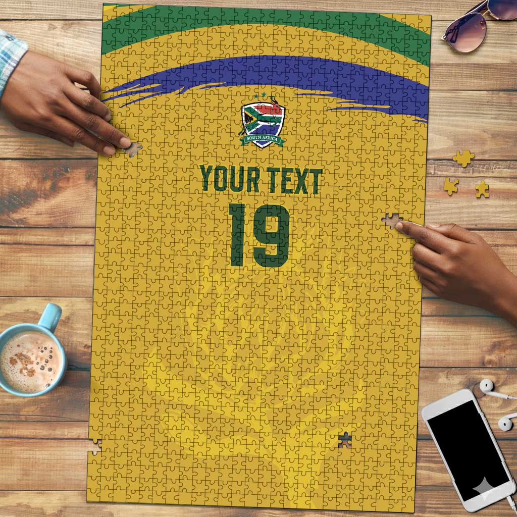 Custom South Africa Football Puzzle Road To Champions Dream - African Pride
