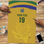 Custom South Africa Football Puzzle Road To Champions Dream - African Pride