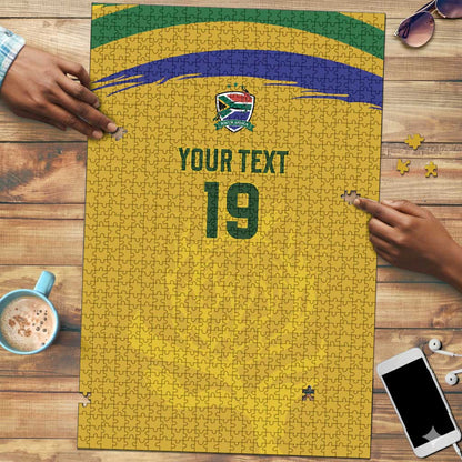 Custom South Africa Football Puzzle Road To Champions Dream - African Pride