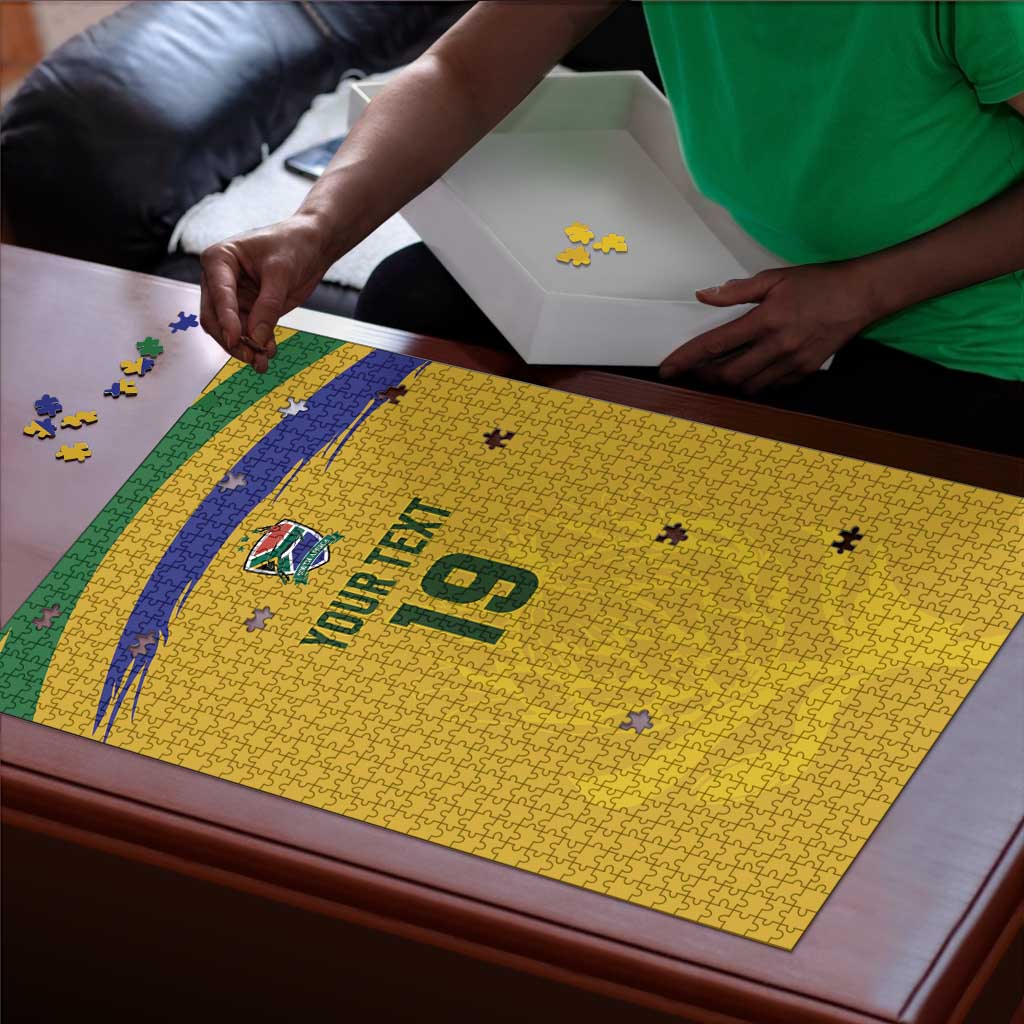 Custom South Africa Football Puzzle Road To Champions Dream - African Pride