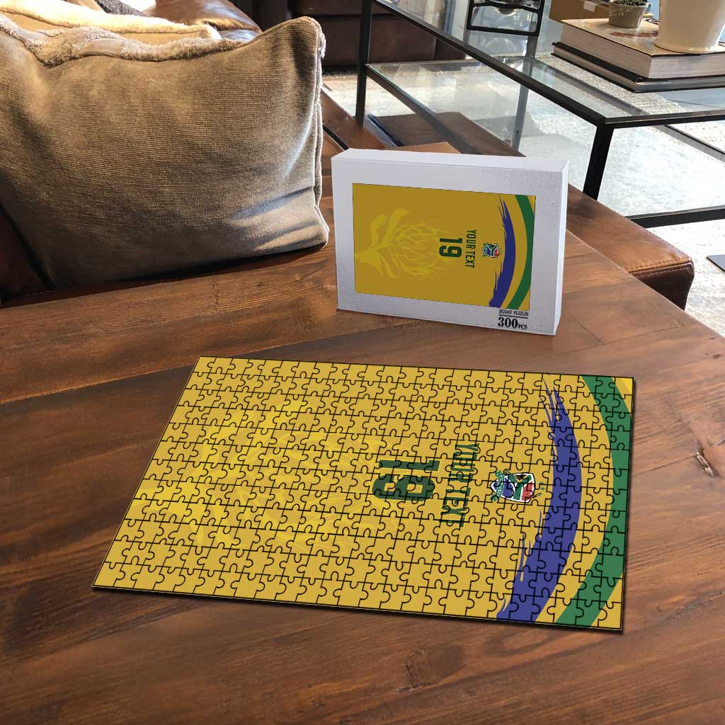 Custom South Africa Football Puzzle Road To Champions Dream - African Pride
