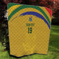 Custom South Africa Football Quilt Road To Champions Dream - African Pride