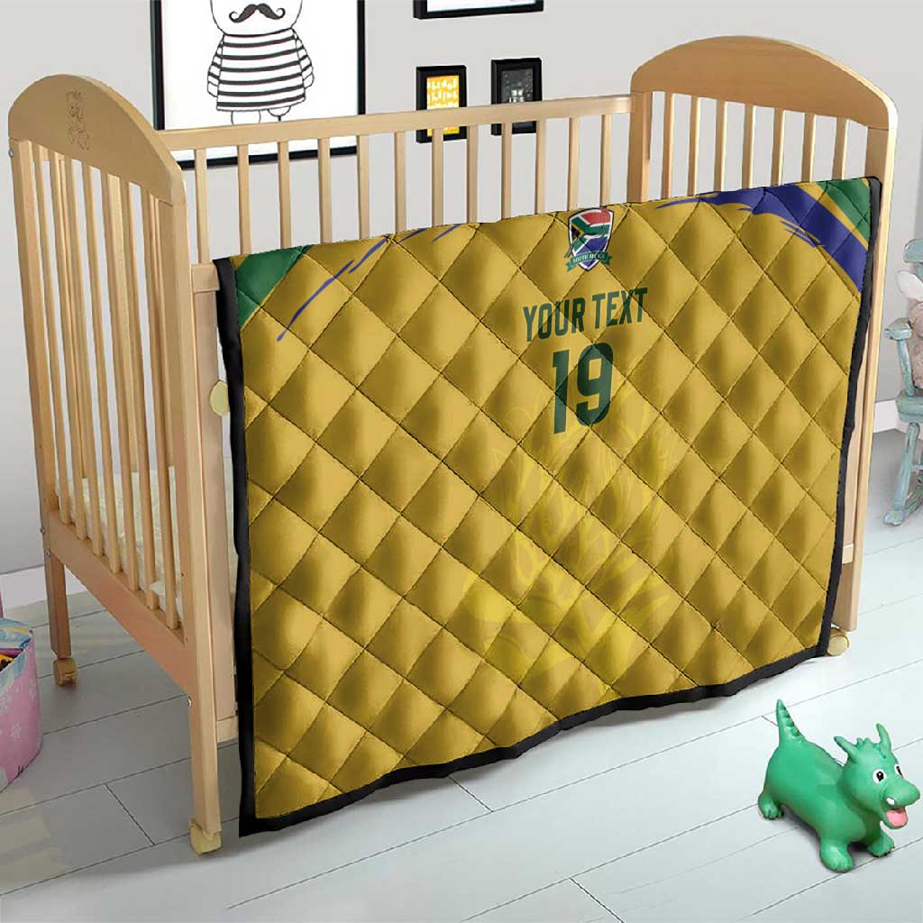 Custom South Africa Football Quilt Road To Champions Dream - African Pride