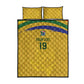 Custom South Africa Football Quilt Bed Set Road To Champions Dream - African Pride