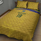 Custom South Africa Football Quilt Bed Set Road To Champions Dream - African Pride