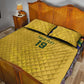 Custom South Africa Football Quilt Bed Set Road To Champions Dream - African Pride
