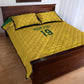 Custom South Africa Football Quilt Bed Set Road To Champions Dream - African Pride