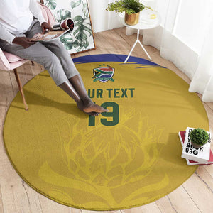 Custom South Africa Football Round Carpet Road To Champions Dream - African Pride