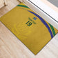 Custom South Africa Football Rubber Doormat Road To Champions Dream - African Pride