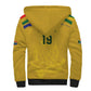 Custom South Africa Football Sherpa Hoodie Road To Champions Dream - African Pride