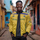 Custom South Africa Football Sleeve Zip Bomber Jacket Road To Champions Dream - African Pride