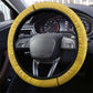 South Africa Football Steering Wheel Cover Road To Champions Dream - African Pride