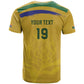 Custom South Africa Football T shirt Road To Champions Dream - African Pride