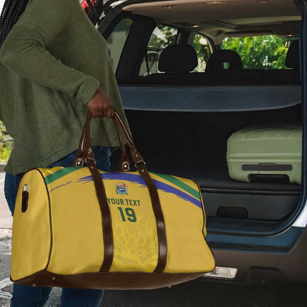 Custom South Africa Football Travel Bag Road To Champions Dream - African Pride